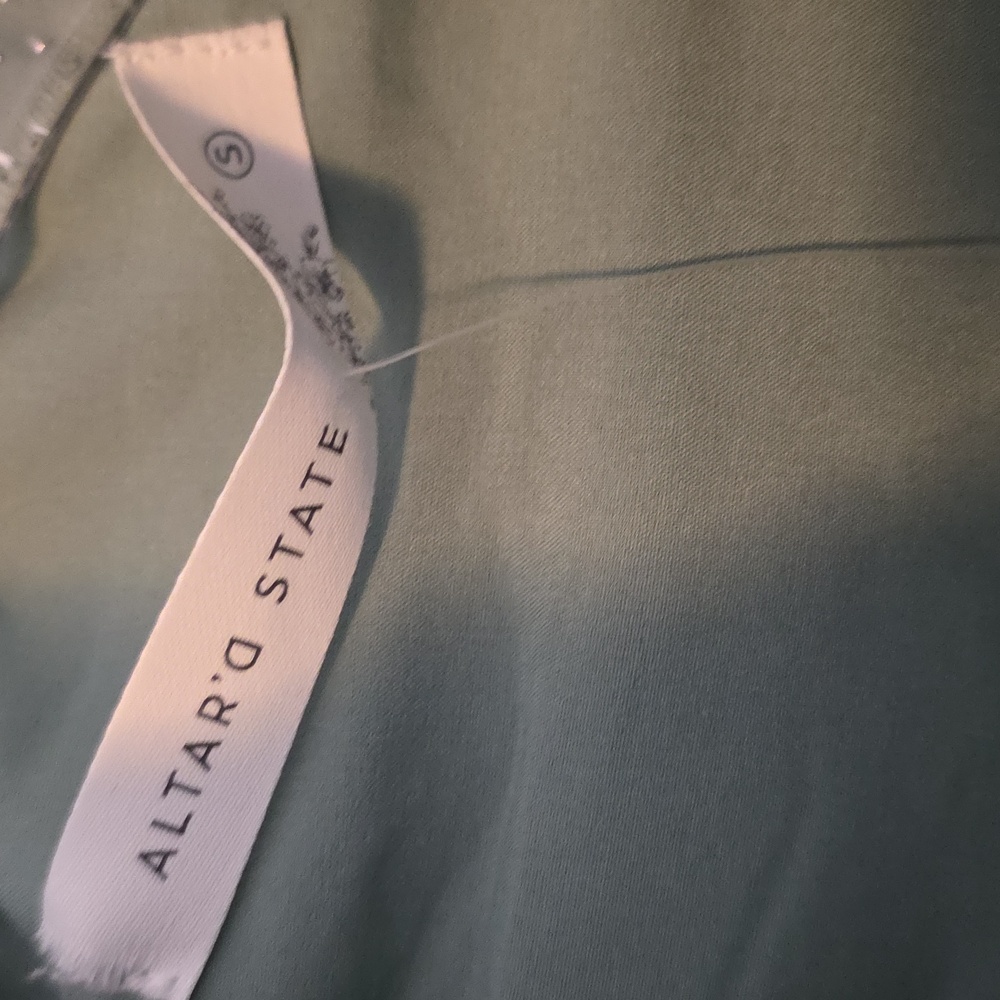 Altar'd State Sage Green Vest - Picture 4 of 6
